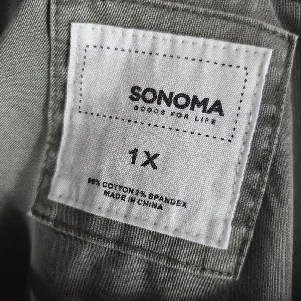 Sonoma green olive drab coat women's 1X - Picture 4 of 4